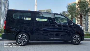 Rent a car with driver in dubai Citroen Spacetourer