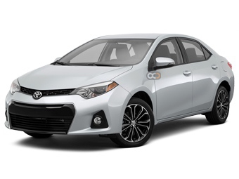 Rent a car with driver in dubai Toyota Corolla 2015