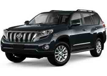 Rent a car with driver in dubai Toyota Prado 2020