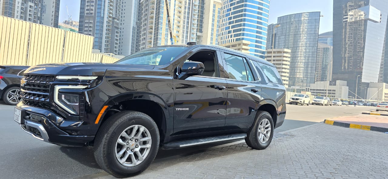 Rent a car with driver in dubai Tahoe 2025